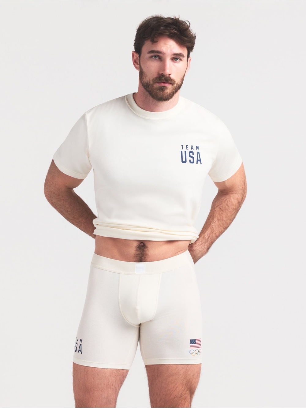 🇺🇸skims Team USA Cotton 5-inch  Boxer Briefs •Large•🇺🇸
